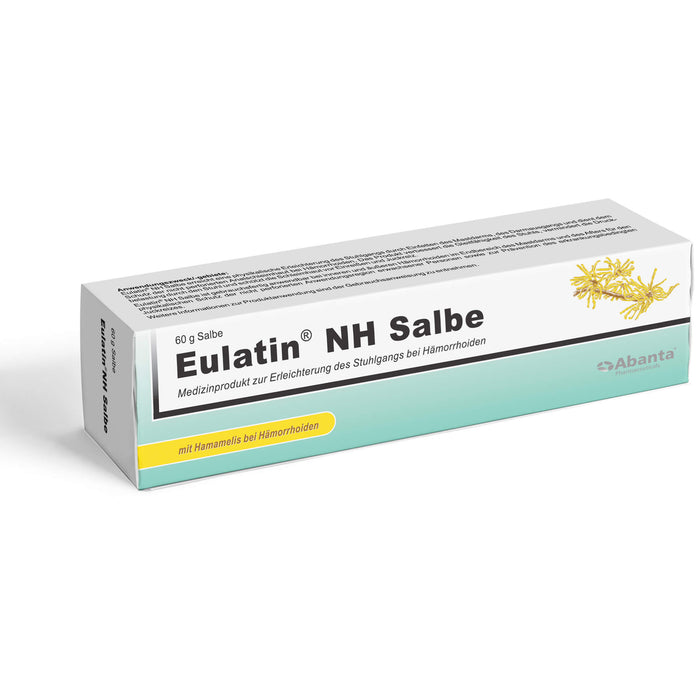 Eulatin NH Salbe zur Erleichterung des Stuhlgangs bei Hämorrhoiden, 60 g Onguent