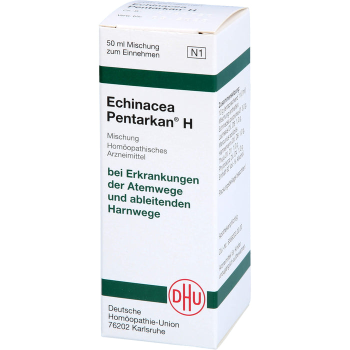 DHU Echinacea Pentarkan H Mischung bei Erkrankungen der Atemwege und ableitenden Harnwege, 50 ml Lösung