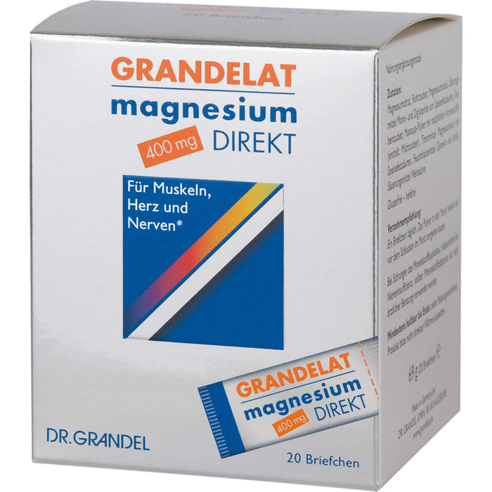 Grandelat Magnesium direkt 400 mg Briefchen, 20 pcs. Sachets