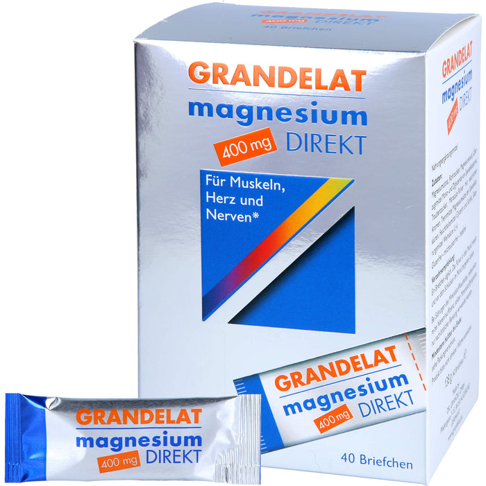 Grandelat Magnesium direkt Briefchen, 40 St. Beutel