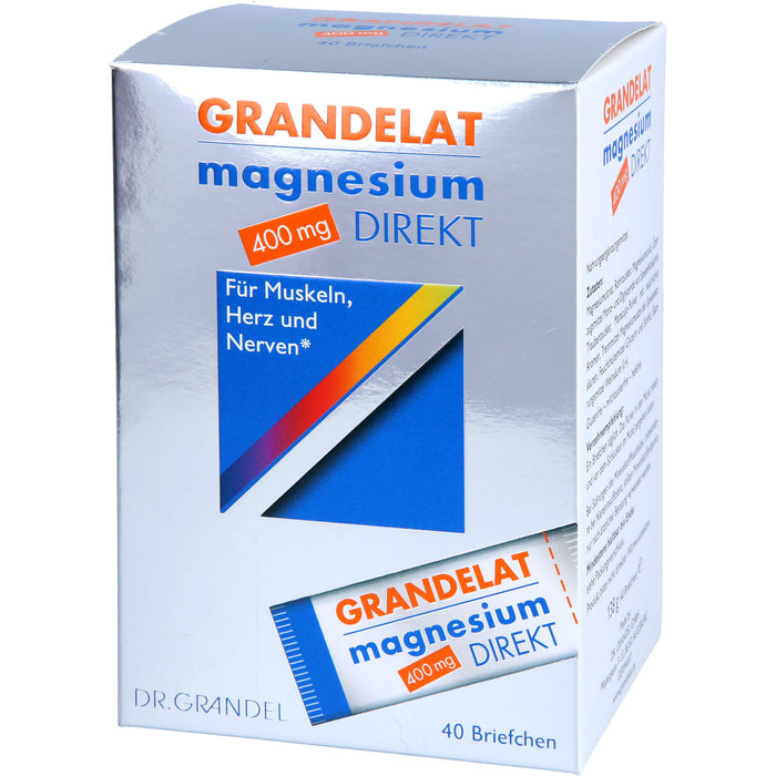 Grandelat Magnesium direkt Briefchen, 40 pcs. Sachets