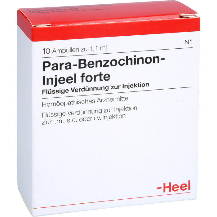 Para-Benzochinon-Injeel forte Inj.-Lsg., 10 pc Ampoules