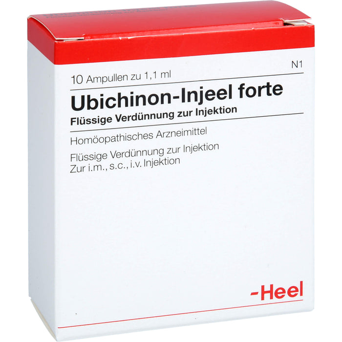 Heel Ubichinon-Injeel forte flüssige Verdünnung, 10 St. Ampullen