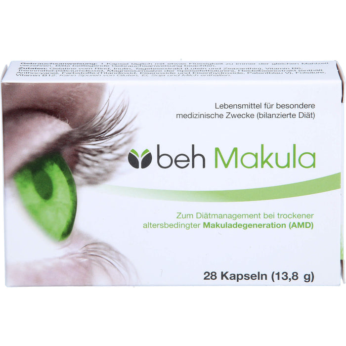 beh Makula Kapseln bei trockener, altersbedingter Makuladegeneration, 28 pc Capsules