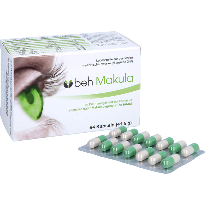 beh Makula Kapseln bei trockener, altersbedingter Makuladegeneration, 84 pc Capsules