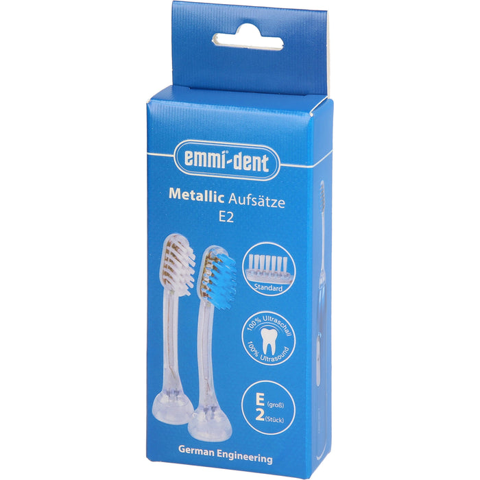 emmi-dent E2 Ersatzbürstenköpfe, 2 pcs. Toothbrush