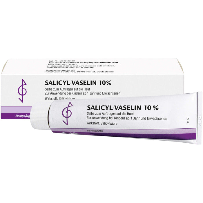 Bombastus Salicyl-Vaselin 10% Salbe, 100 ml Salbe