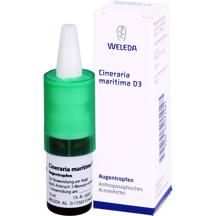 WELEDA Cineraria maritima D3 Augentropfen, 10 ml Lösung