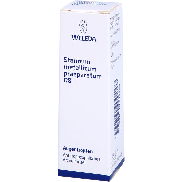 Stannum met. praeparat. D8 Weleda Augentr., 10 ml ATR