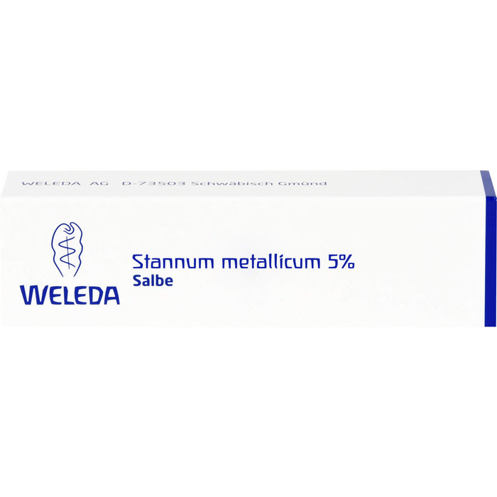 WELEDA Stannum Metallicum 5 % Salbe bei entzündlichen und degenerativen Erkrankungen, 25 g Salbe