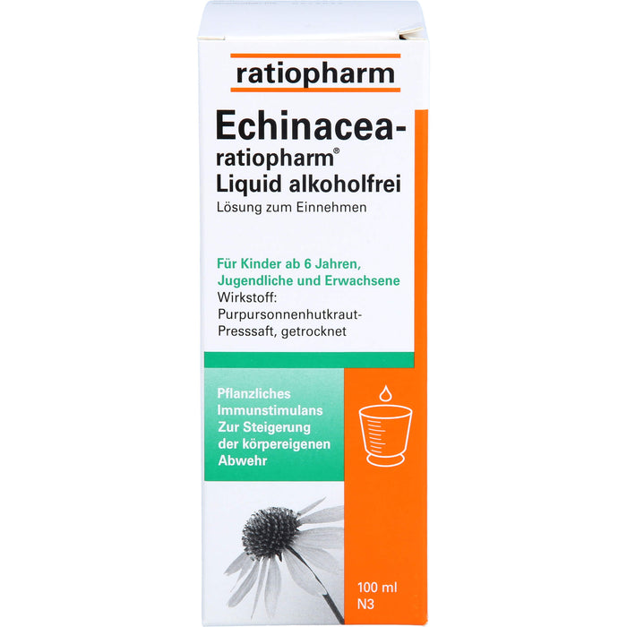 Echinacea-ratiopharm Liquid alkoholfrei, 100 ml Lösung