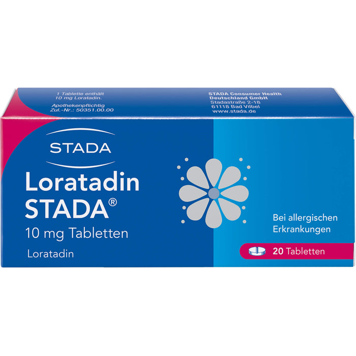 Loratadin STADA Tabletten, 20 pcs. Tablets