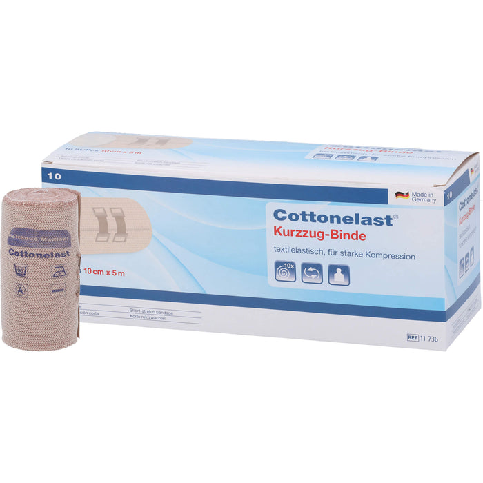 Cottonelast Kurzzugbinden 10 cm x 5 m, 10 pcs. Bandage