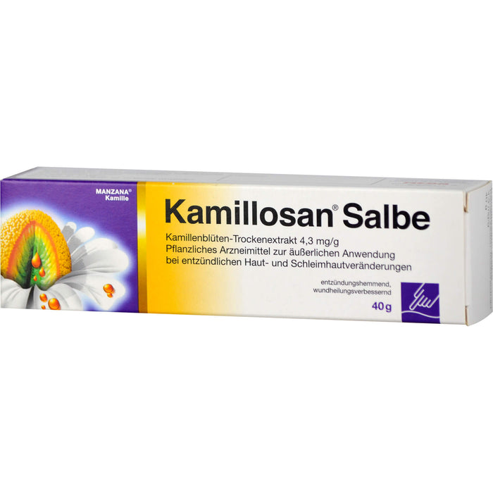 Kamillosan Salbe bei entzündlichen Haut- und Schleimhautveränderungen, 40 g Salbe