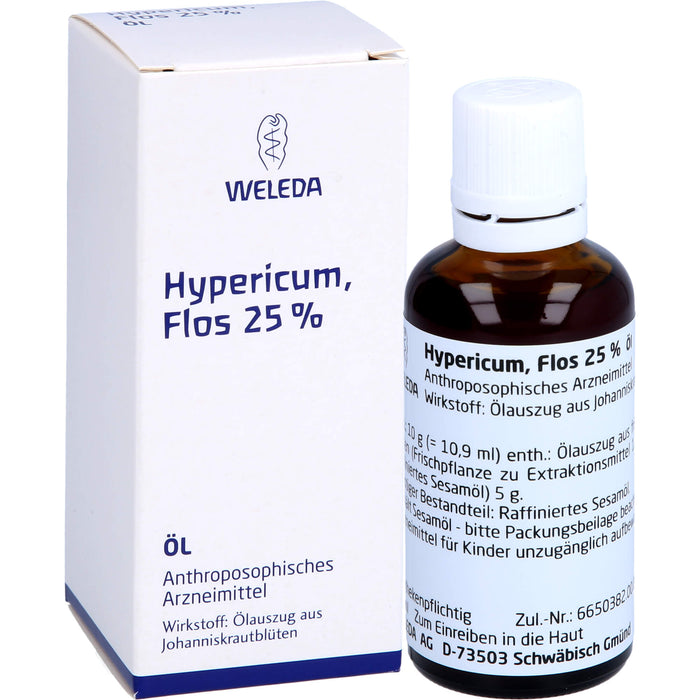 WELEDA Hypericum, Flos 25 % Öl, 50 ml Oil