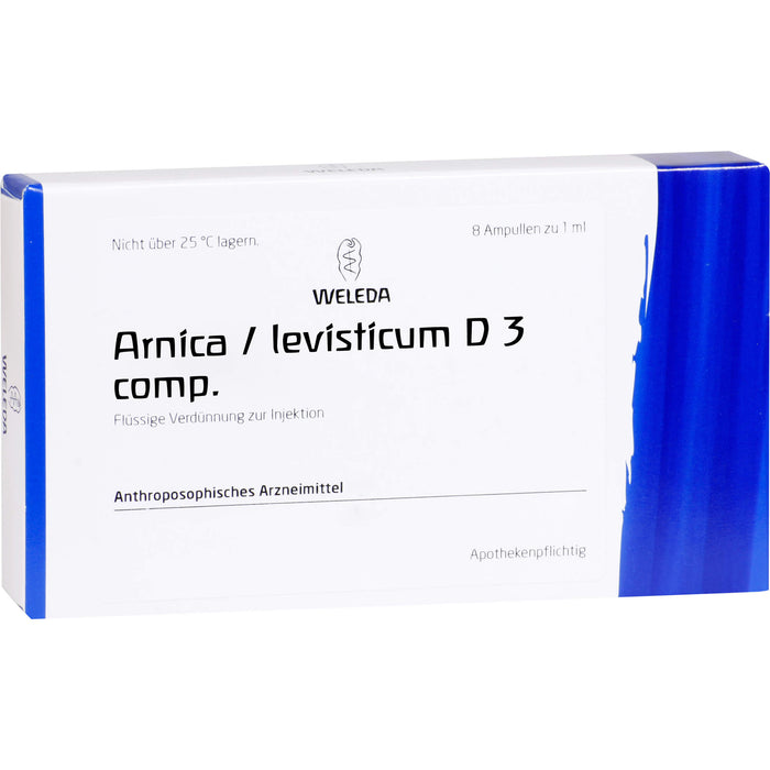 Arnica/Levisticum D3 comp. Weleda Amp., 8 St AMP