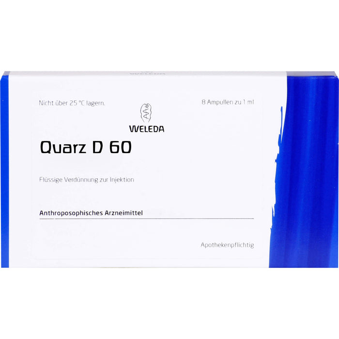 WELEDA Quarz D60 flüssige Verdünnung, 8 pc Ampoules