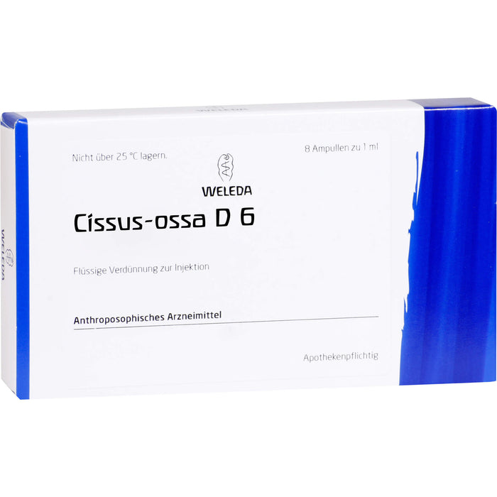 WELEDA Cissus-Ossa D 6 Ampullen bei Erkrankungen des Auges, 8 pc Ampoules