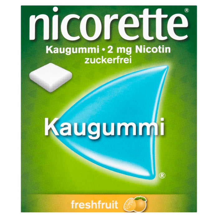 nicorette Kaugummi 2 mg Nicotin zuckerfrei freshfruit, 105 pc Gomme à mâcher