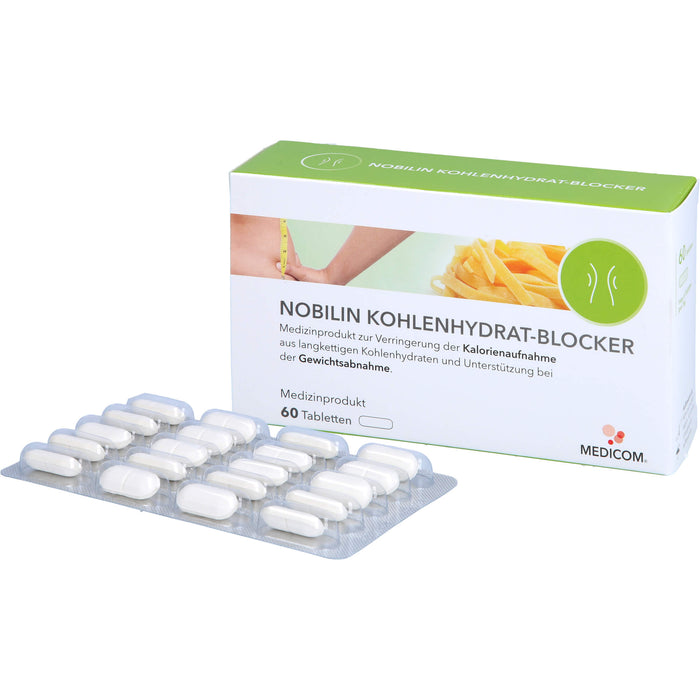 PhaSeo NOBILIN Kohlenhydrat-Blocker Tabletten, 60 pc Tablettes