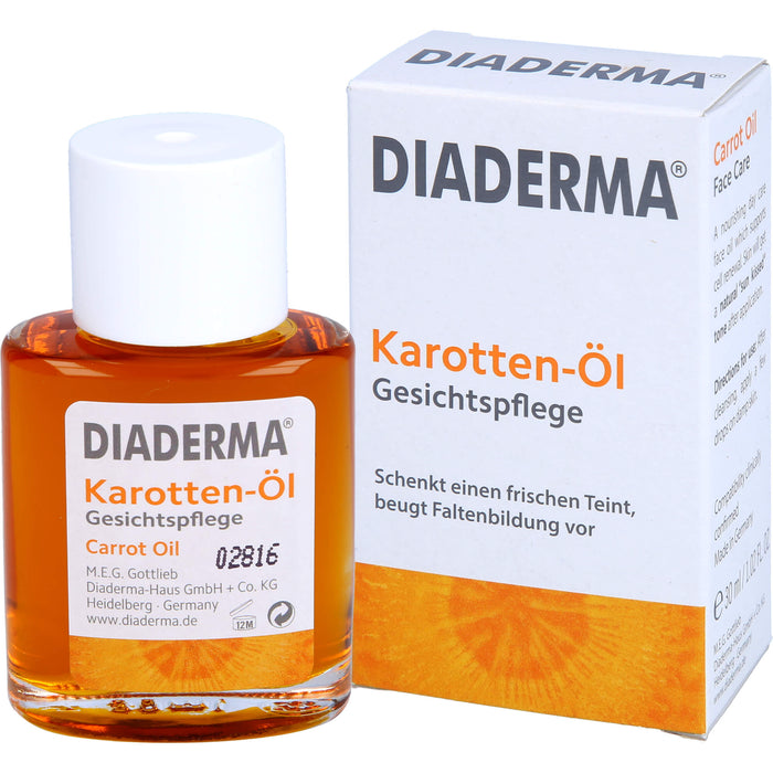 DIADERMA Karotten-Öl Gesichtspflege, 30 ml Oil