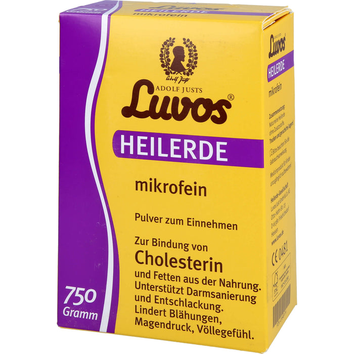 Luvos Heilerde mikrofein Pulver Cholesterin, 750 g Poudre