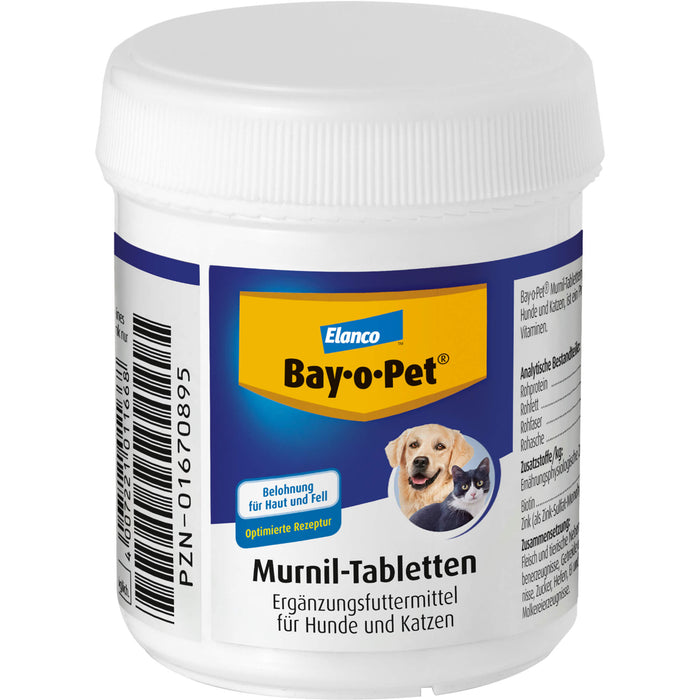 Bay-o-pet Murnil Tabletten vet, 80 pcs. Tablets