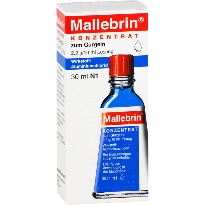 Mallebrin Konzentrat zum Gurgeln, 30 ml Lösung