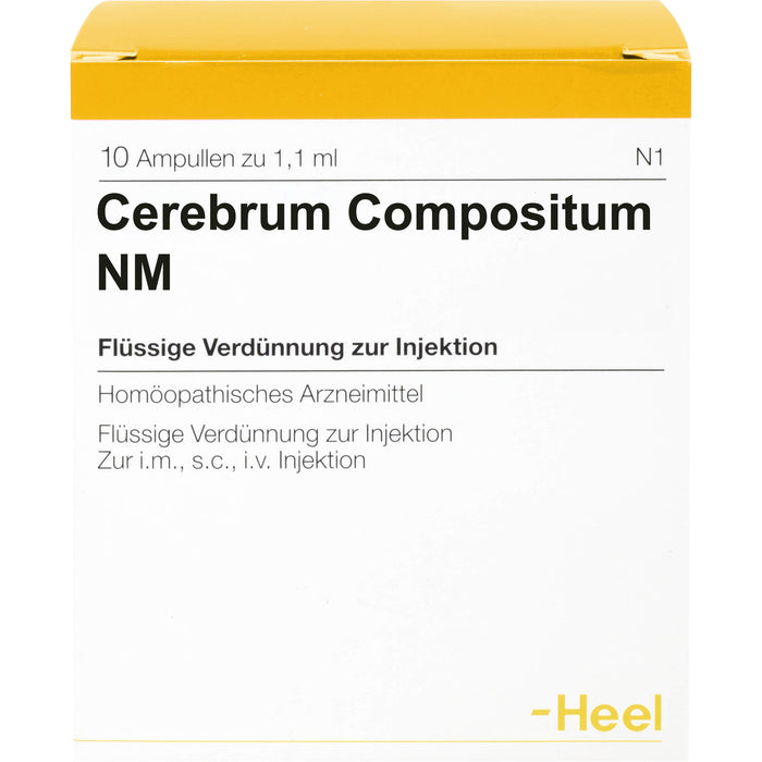 Heel Cerebrum Compositum NM Ampullen, 10 pc Ampoules