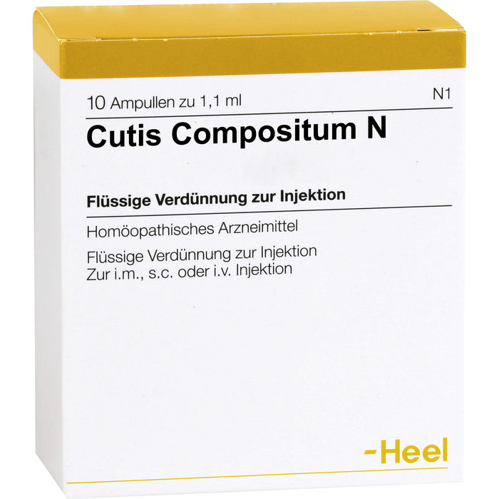 Heel Cutis compositum N Ampullen, 10 St. Ampullen