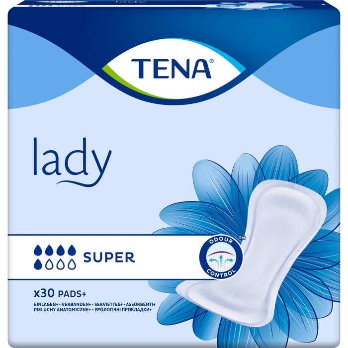 TENA Lady Super Einlagen, 30 pcs. Insoles