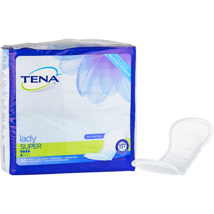 TENA Lady Super Einlagen, 30 pcs. Insoles