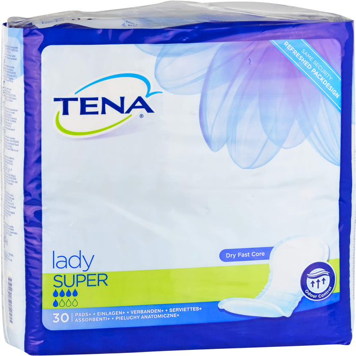 TENA Lady Super Einlagen, 30 pcs. Insoles