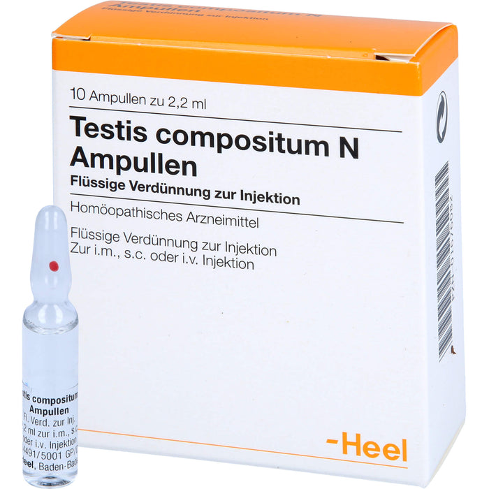 Heel Testis compositum N Ampullen, 10 pc Ampoules