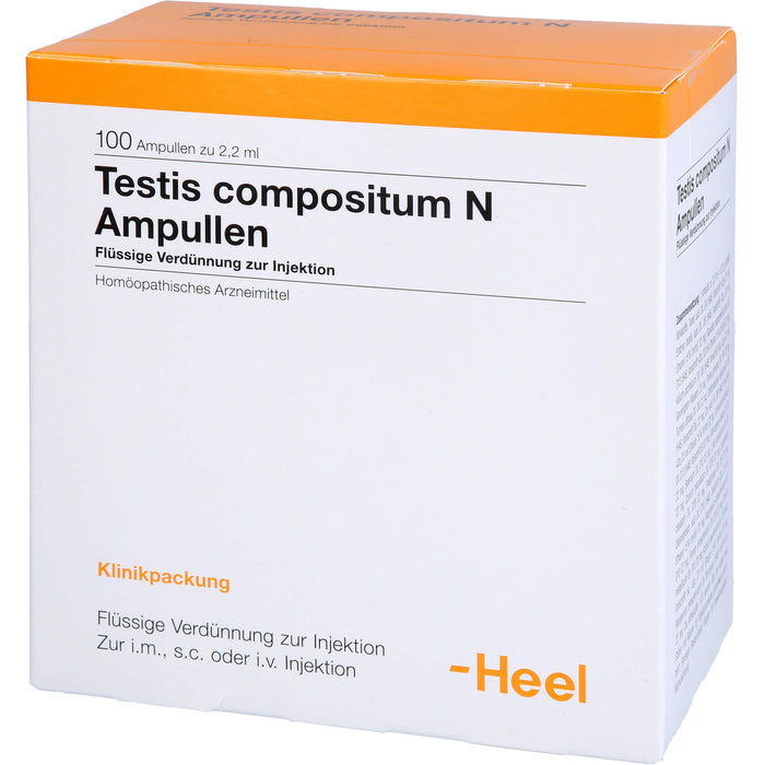 Testis compositum N flüssige Verdünnung, 100 St. Ampullen