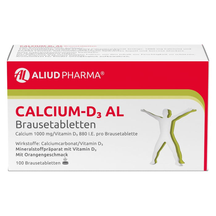 Calcium-D3 AL Brausetabletten, 100 St. Tabletten