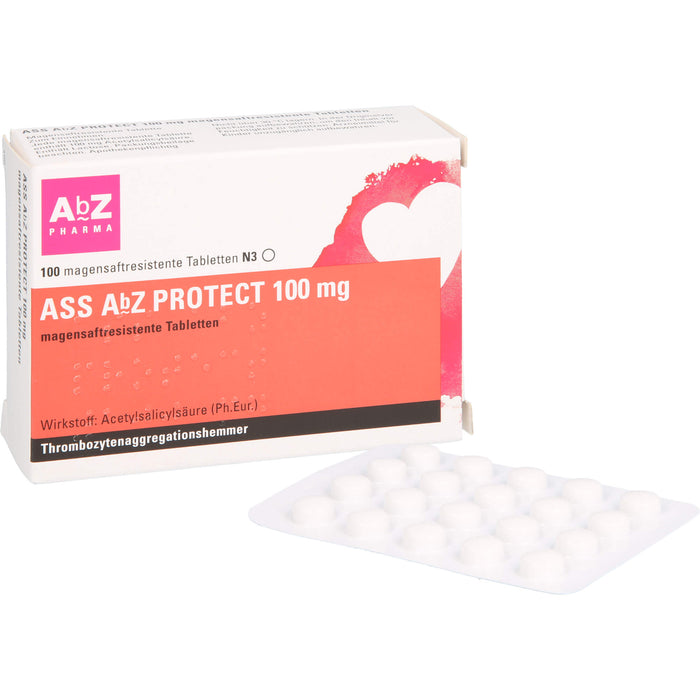 ASS AbZ Protect 100 mg Tabletten, 100 St. Tabletten