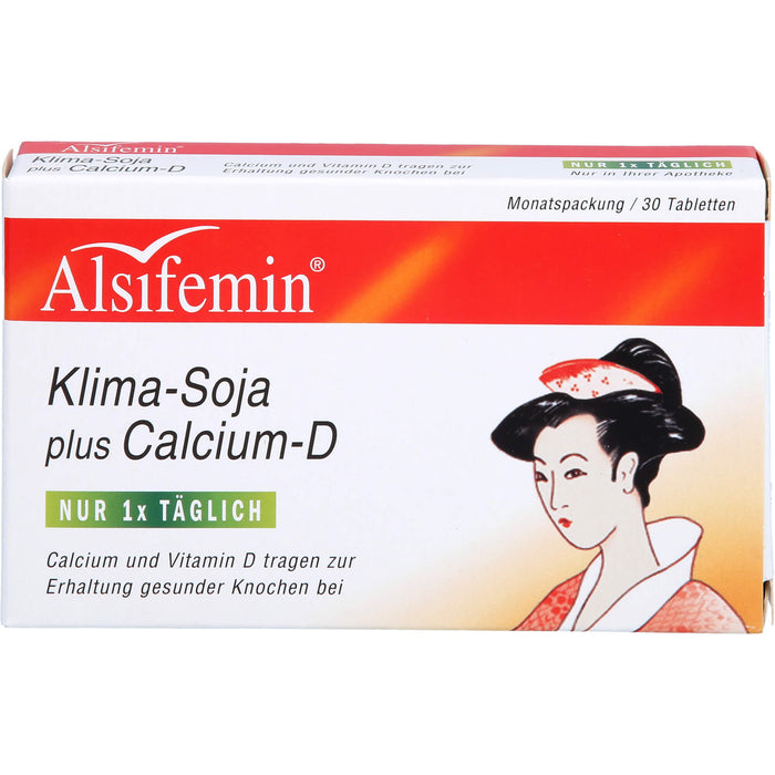 Alsifemin Klima-Soja plus Calcium-D Tabletten, 30 pc Tablettes