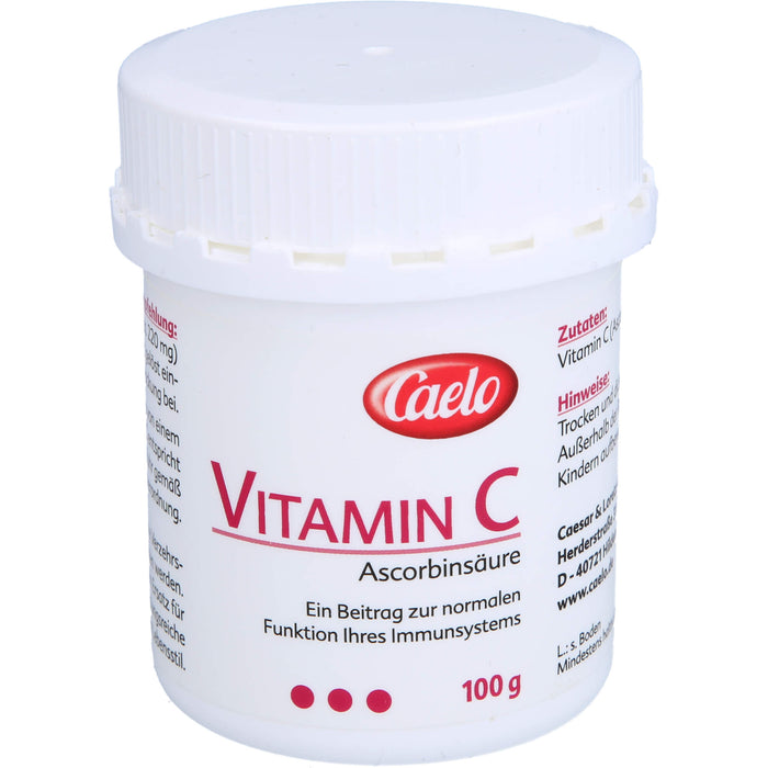 Caelo Vitamin C Ascorbinsäure Pulver, 100 g Powder