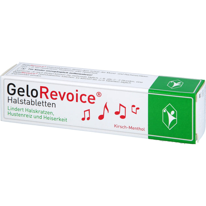 GeloRevoice Halstabletten Kirsch-Menthol, 20 pc Tablettes