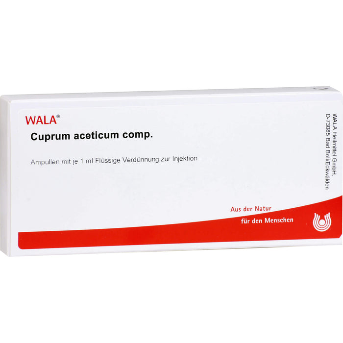 WALA Cuprum aceticum comp. flüssige Verdünnung, 10 pcs. Ampoules