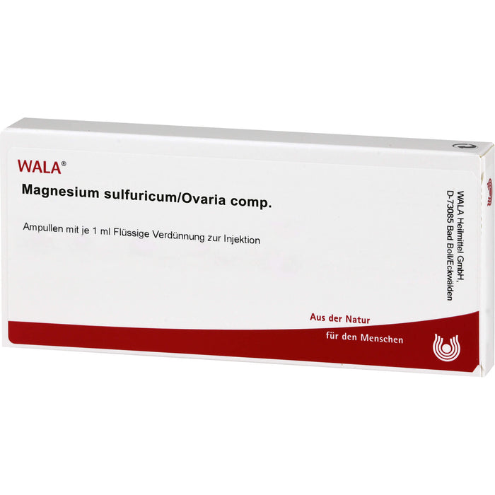 WALA Magnesium sulfuricum/Ovaria comp. flüssige Verdünnung, 10 pcs. Ampoules