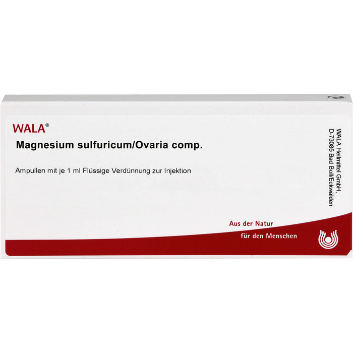 WALA Magnesium sulfuricum/Ovaria comp. flüssige Verdünnung, 10 pcs. Ampoules