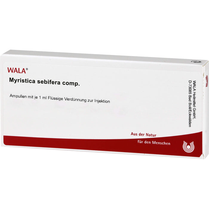 WALA Myristica Sebifera comp. flüssige Verdünnung, 10 pcs. Ampoules