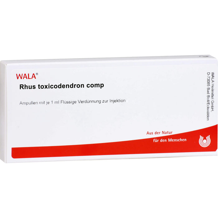 WALA Rhus toxicodendron comp. flüssige Verdünnung, 10 pc Ampoules