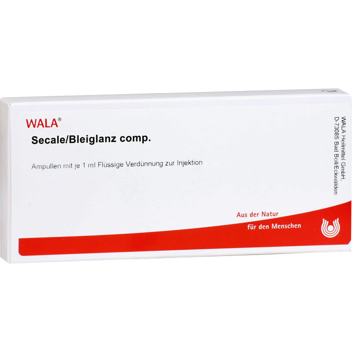 WALA Secale Bleiglanz comp. Ampullen, 10 pcs. Ampoules