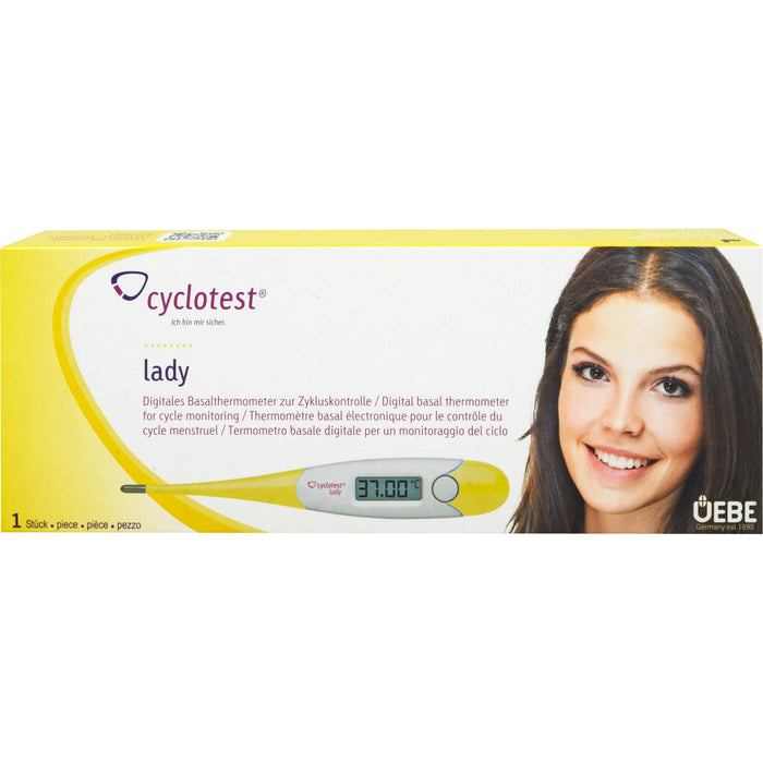 cyclotest lady Digitales Basalthermometer zur Zykluskontrolle, 1 pc Test