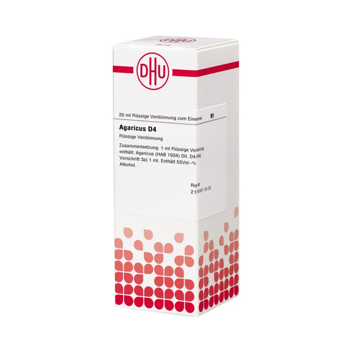 DHU Agaricus D4 Dilution, 20 ml Lösung