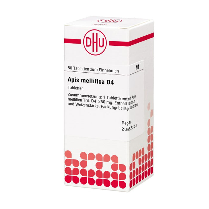 DHU Apis mellifica D4 Tabletten, 80 pcs. Tablets