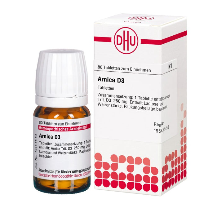 DHU Arnica D3 Tabletten, 80 pc Tablettes